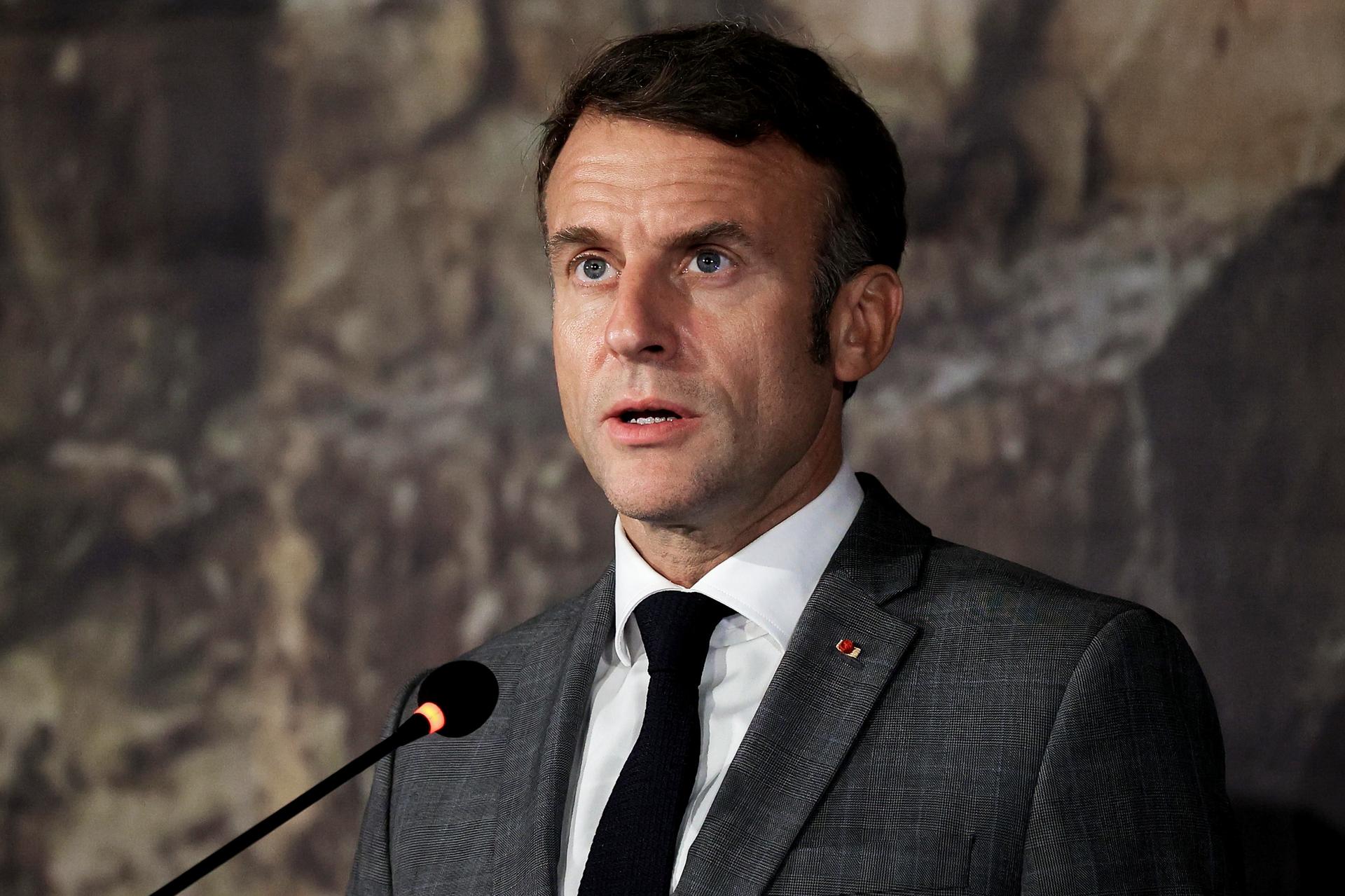 Macron v New Yorku: Poleg Trumpa sestal tudi z Zelenskim