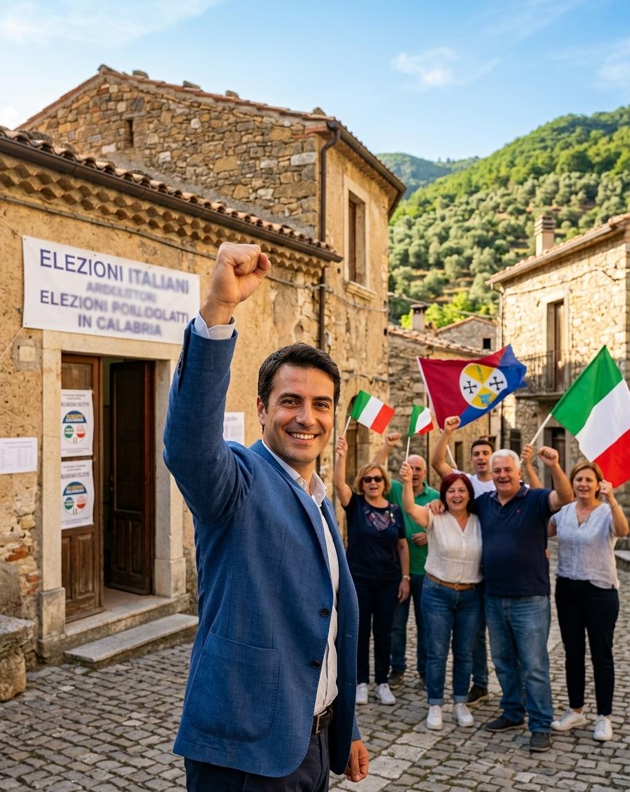 Melonijin kandidat zmagal v Kalabriji, Nacionalna prihodnost prvič na volitvah.