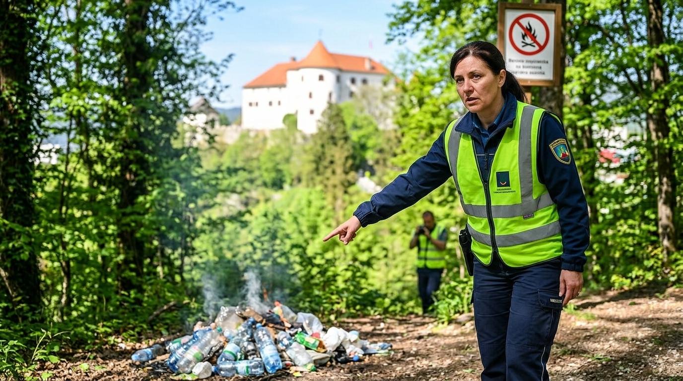 Za kurjenje odpadkov v naravi globe do 1200 evrov