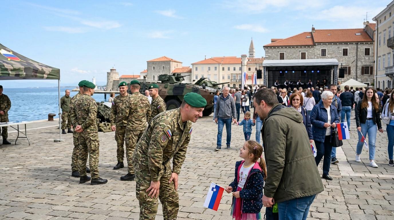 Dan suverenosti: državna proslava v Kopru ob obletnici odhoda JLA