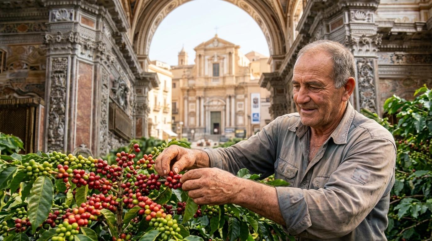 Kava na Siciliji: Obiranje odpira novo kmetijsko obdobje
