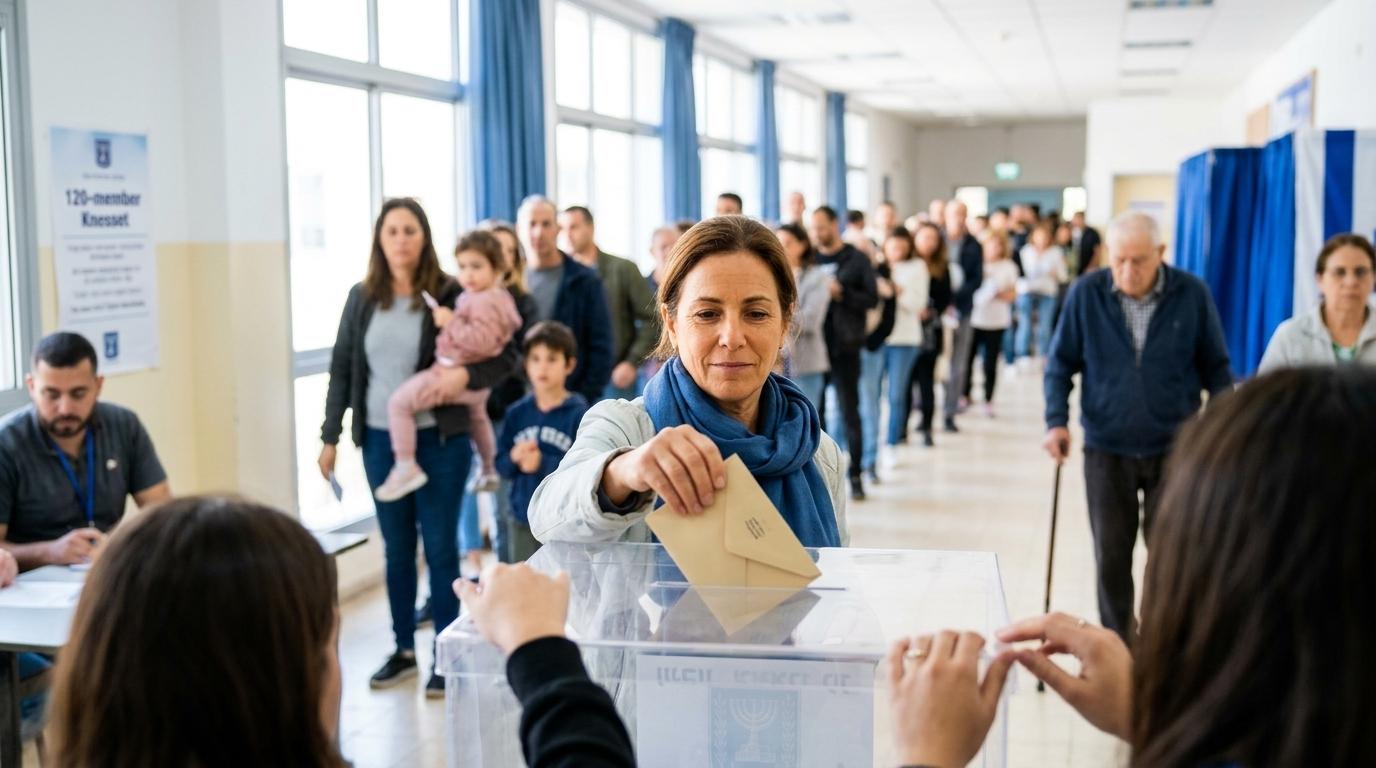 V Izraelu parlamentarne volitve, volivci odločajo o novi sestavi kneseta