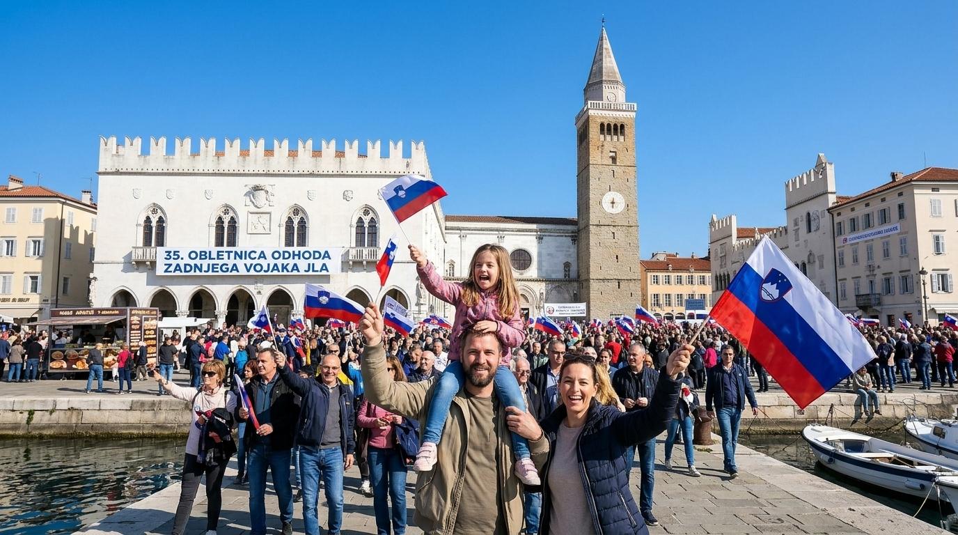 Slovenija praznuje dan suverenosti, Pirc Musarjeva se proslave ne bo udeležila