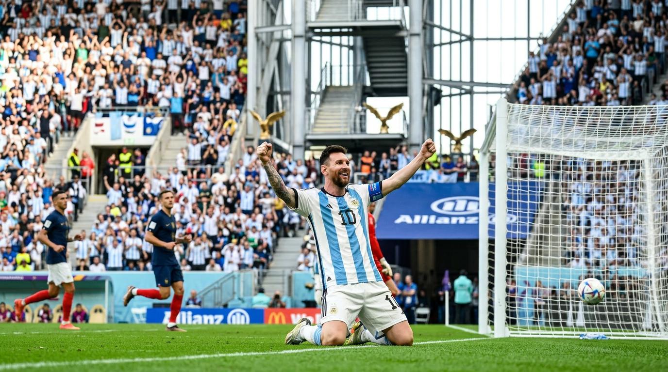 Messi iz prostega strela do 20. gola sezone