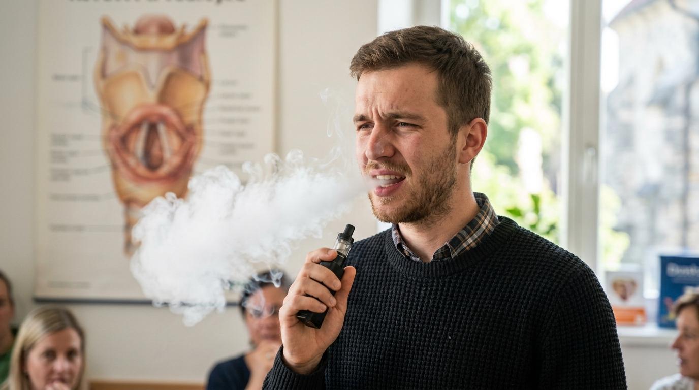 Vaping lahko spremeni glas in oslabi glasovne sposobnosti