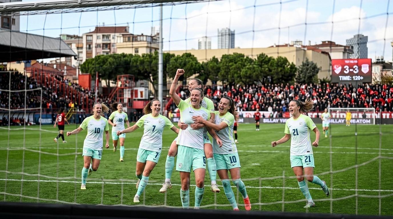 Slovenke v Turčiji iztržile remi 3:3 v dodatnih kvalifikacijah