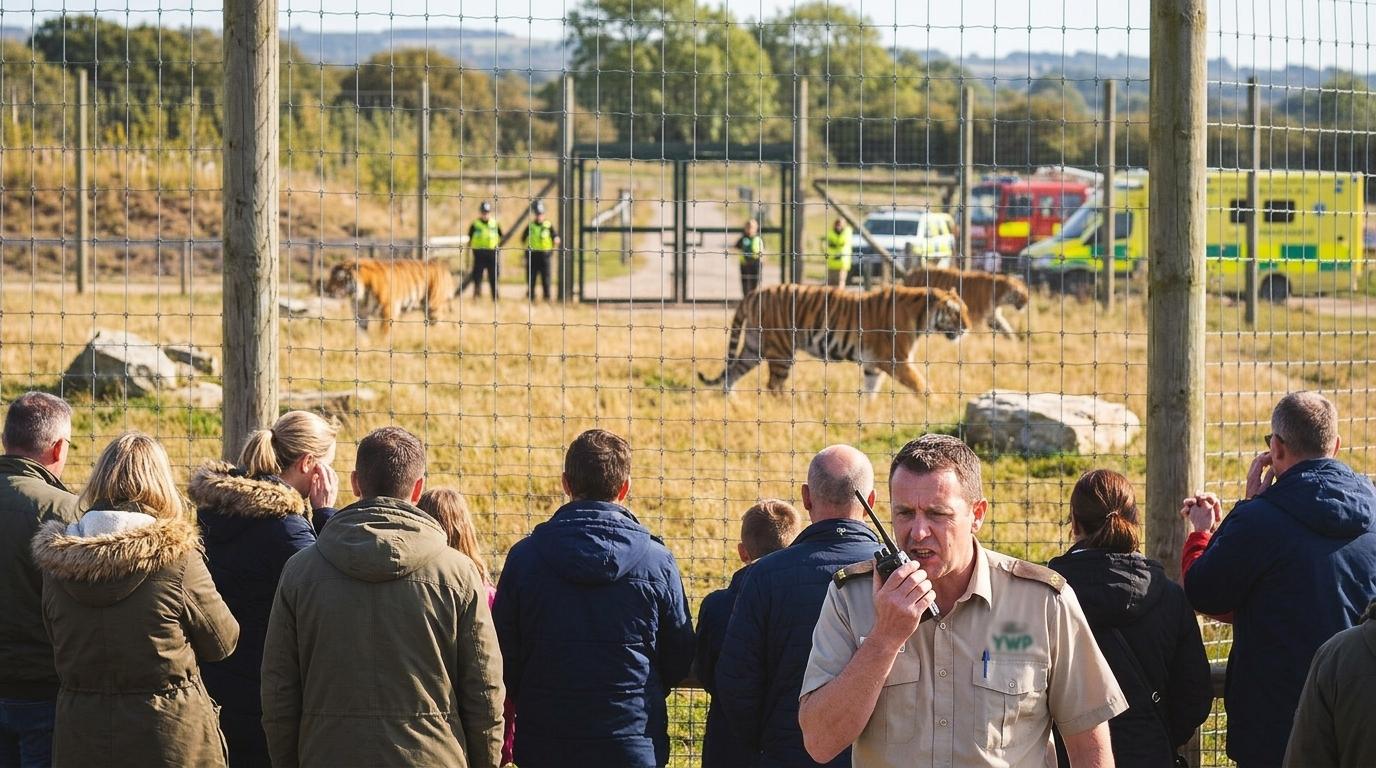Smrt 30-letnika po skoku v tigrovo ogrado v Yorkshire Wildlife Parku