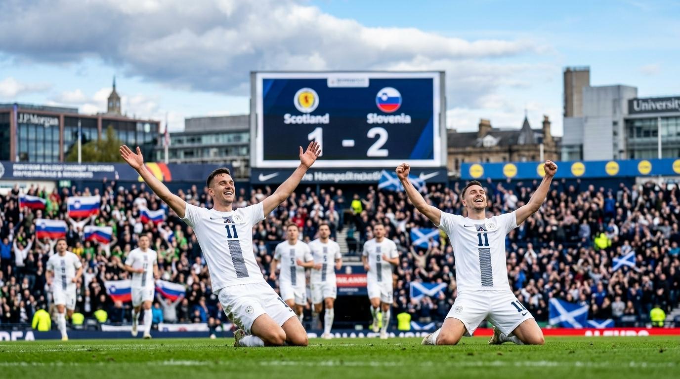 Slovenija v Glasgowu premagala Škotsko