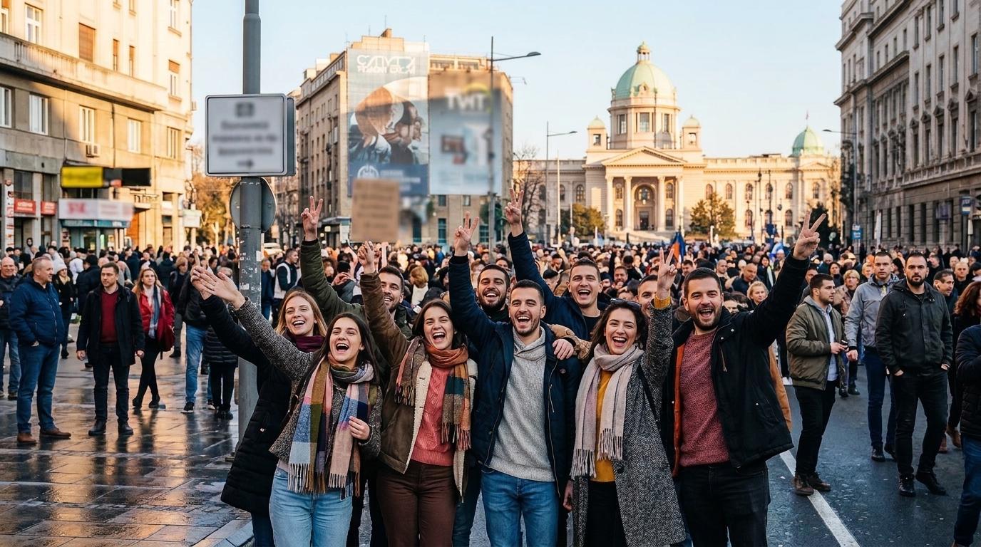 Iz Bruslja čestitke Študentski listi za zmago na volitvah v Srbiji