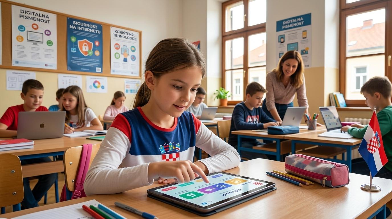 Hrvaška v šole uvaja program odgovorne rabe umetne inteligence