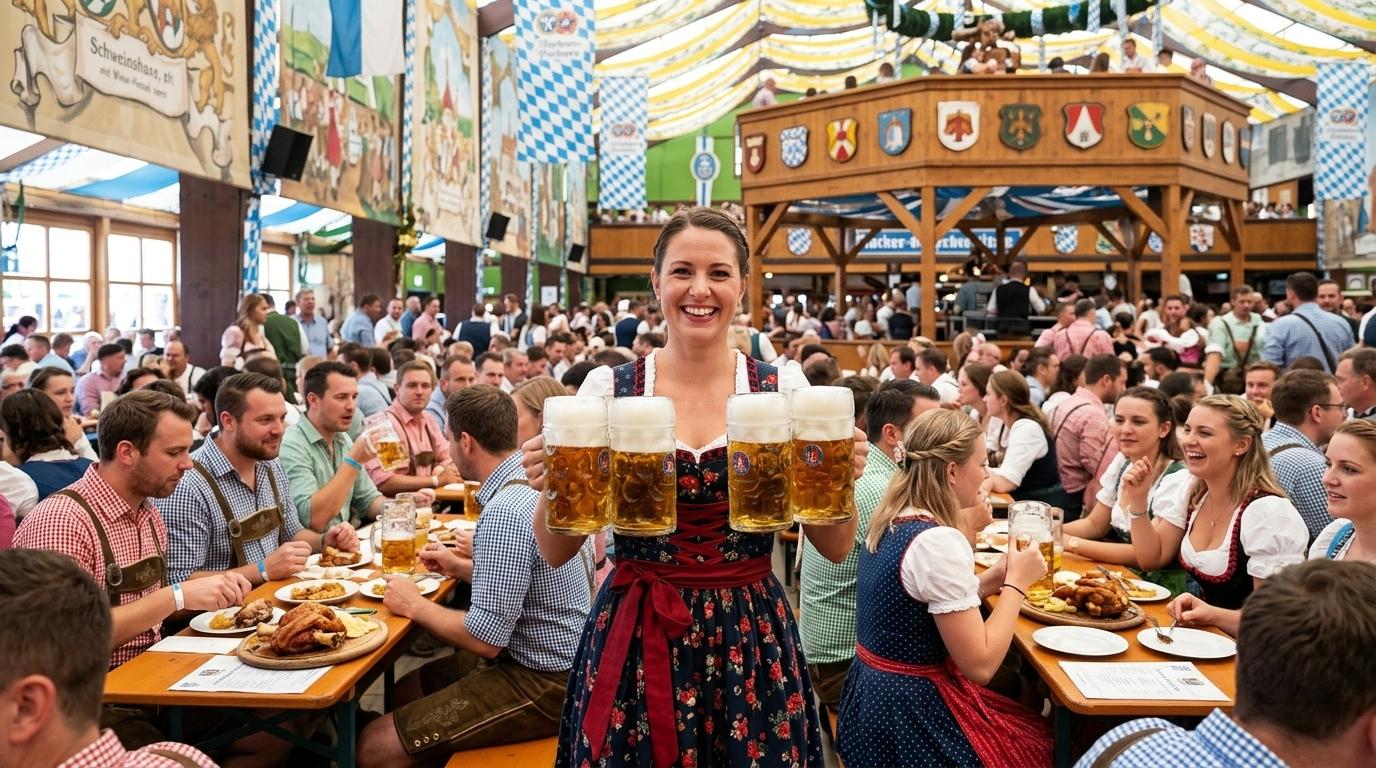 Oktoberfest 2026: liter piva v povprečju 15,61 evra