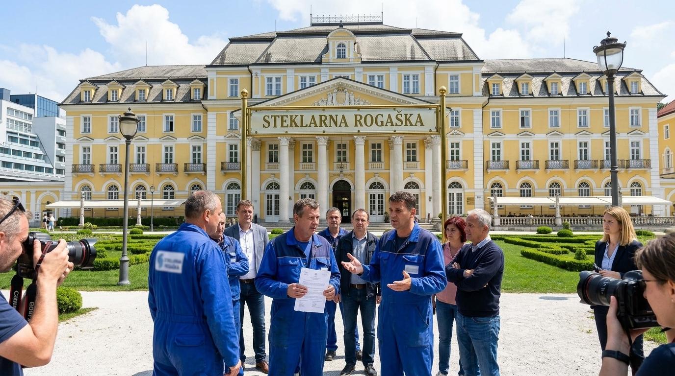 Steklarna Rogaška pripravlja prilagoditve; ogroženih do 70 delovnih mest