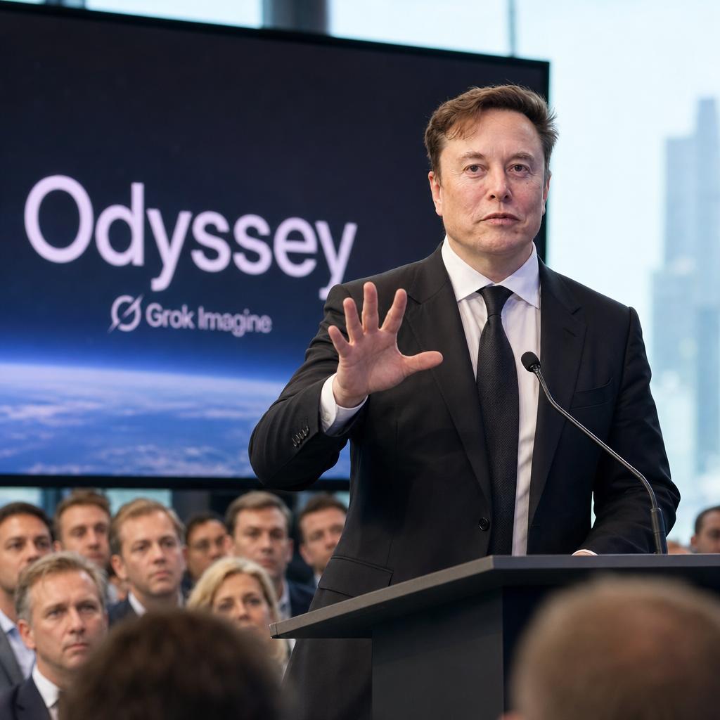 Elon Musk začenja AI-serijo »Odyssey« s sedemminutno prvo epizodo