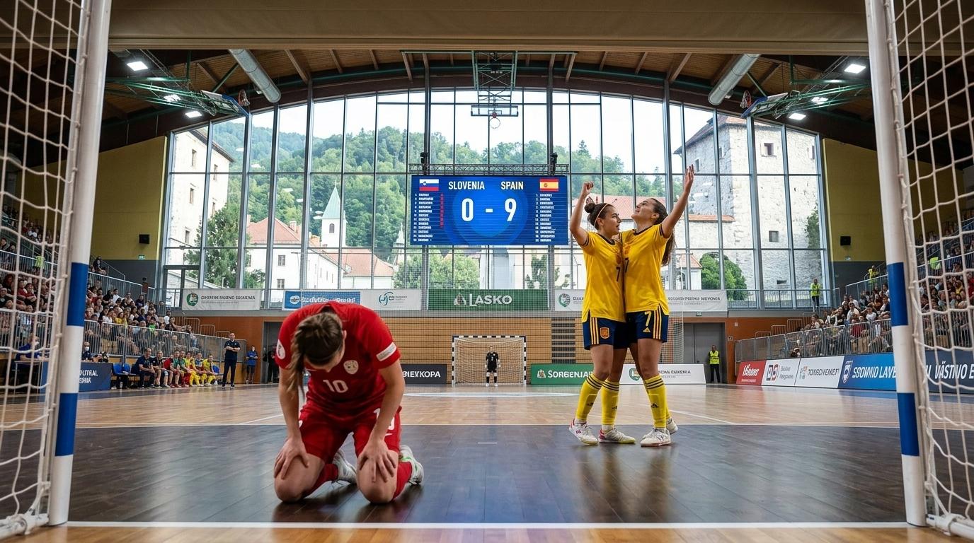 Slovenke po visokem porazu s Španijo ostale brez EP 2027
