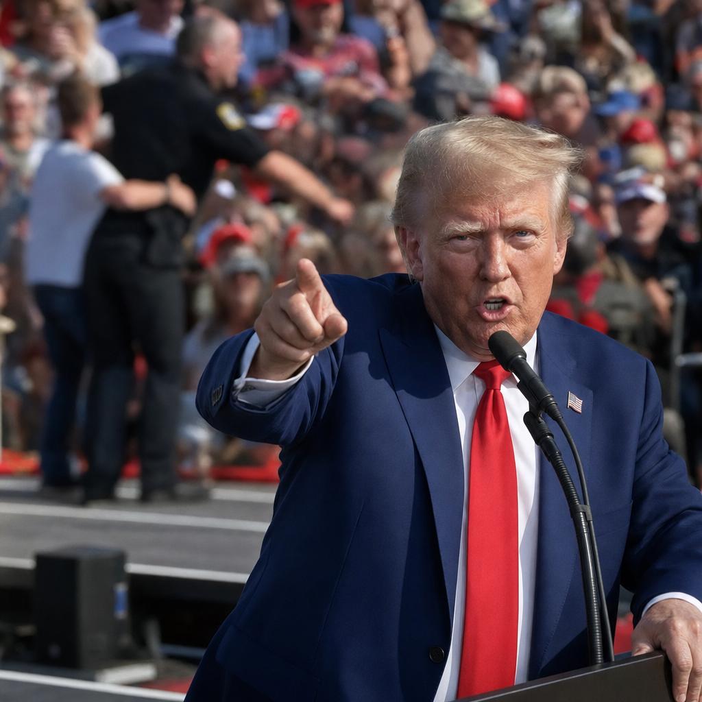 Trump v sporu o ruskih sankcijah osebno napadel novinarko Kaitlan Collins