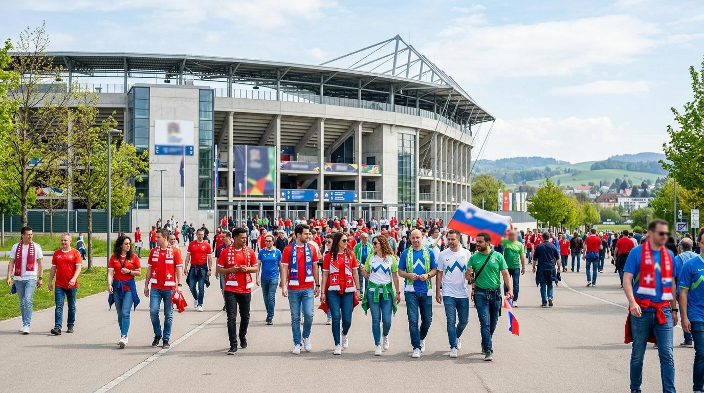 Avtogol in Ndoyejev zadetek sta Švici prinesla vodstvo proti Sloveniji