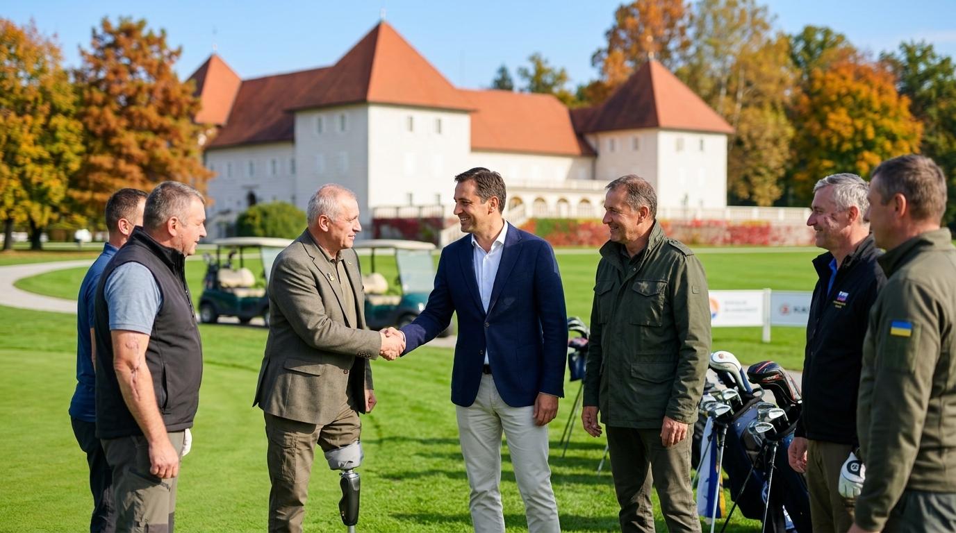 Stevanović in Bešta gostila veterane v Brdu pri Kranju