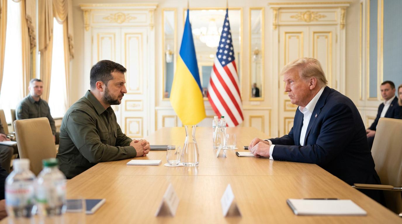 Zelenski napovedal srečanje z Donaldom Trumpom v prihodnjem tednu