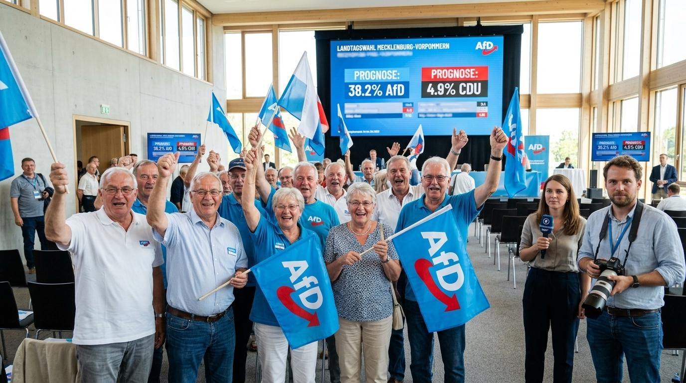 AfD z 38,2 odstotka zmagala na deželnih volitvah