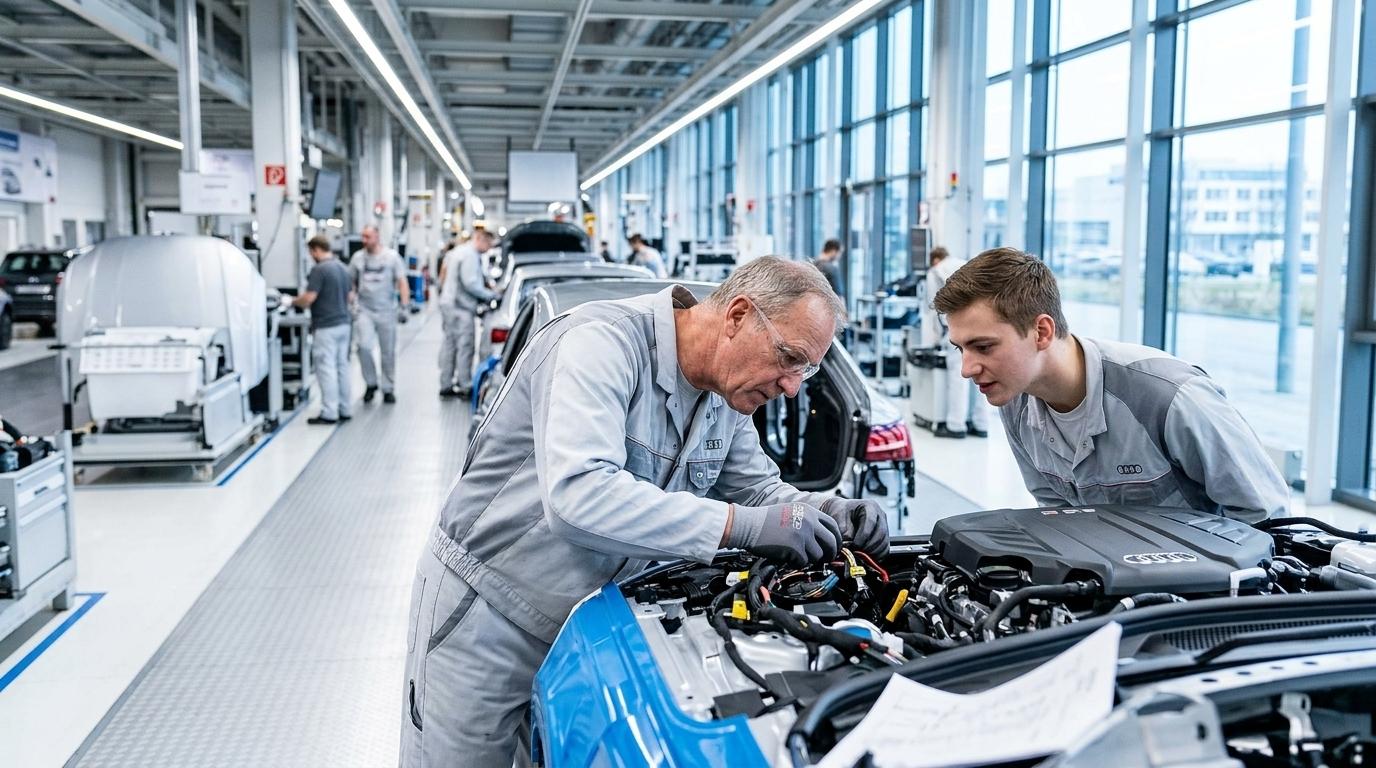 Brez odpuščanj: Audi zaposlene upokojuje postopoma in prostovoljno.