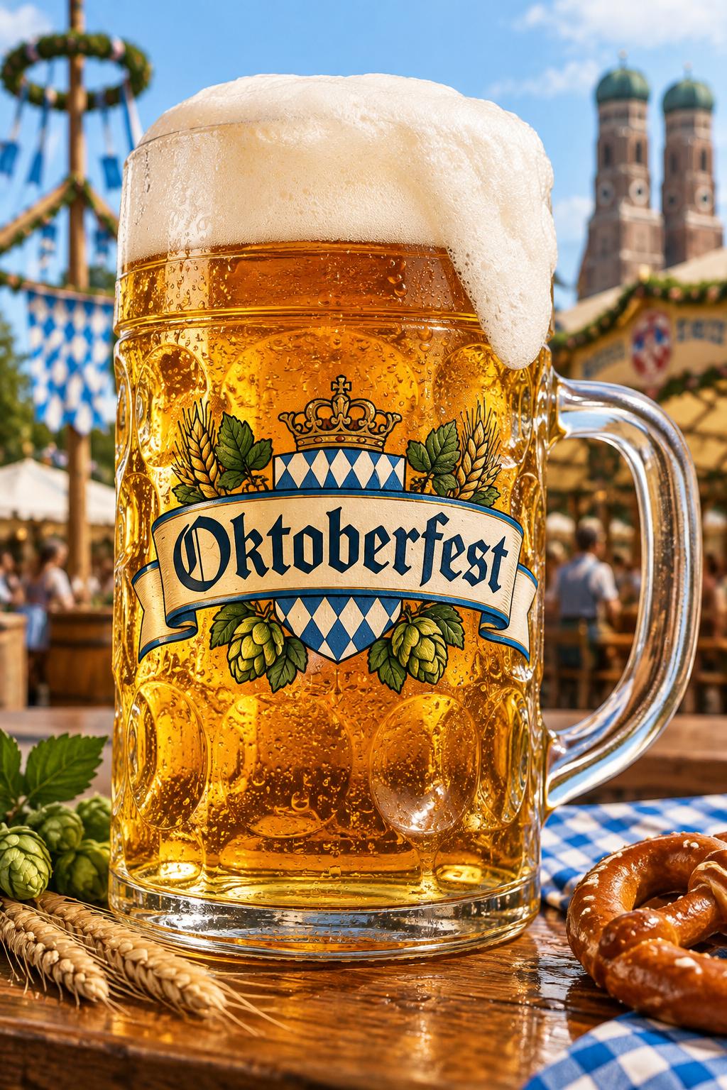 Odprt Oktoberfest v Muenchnu
