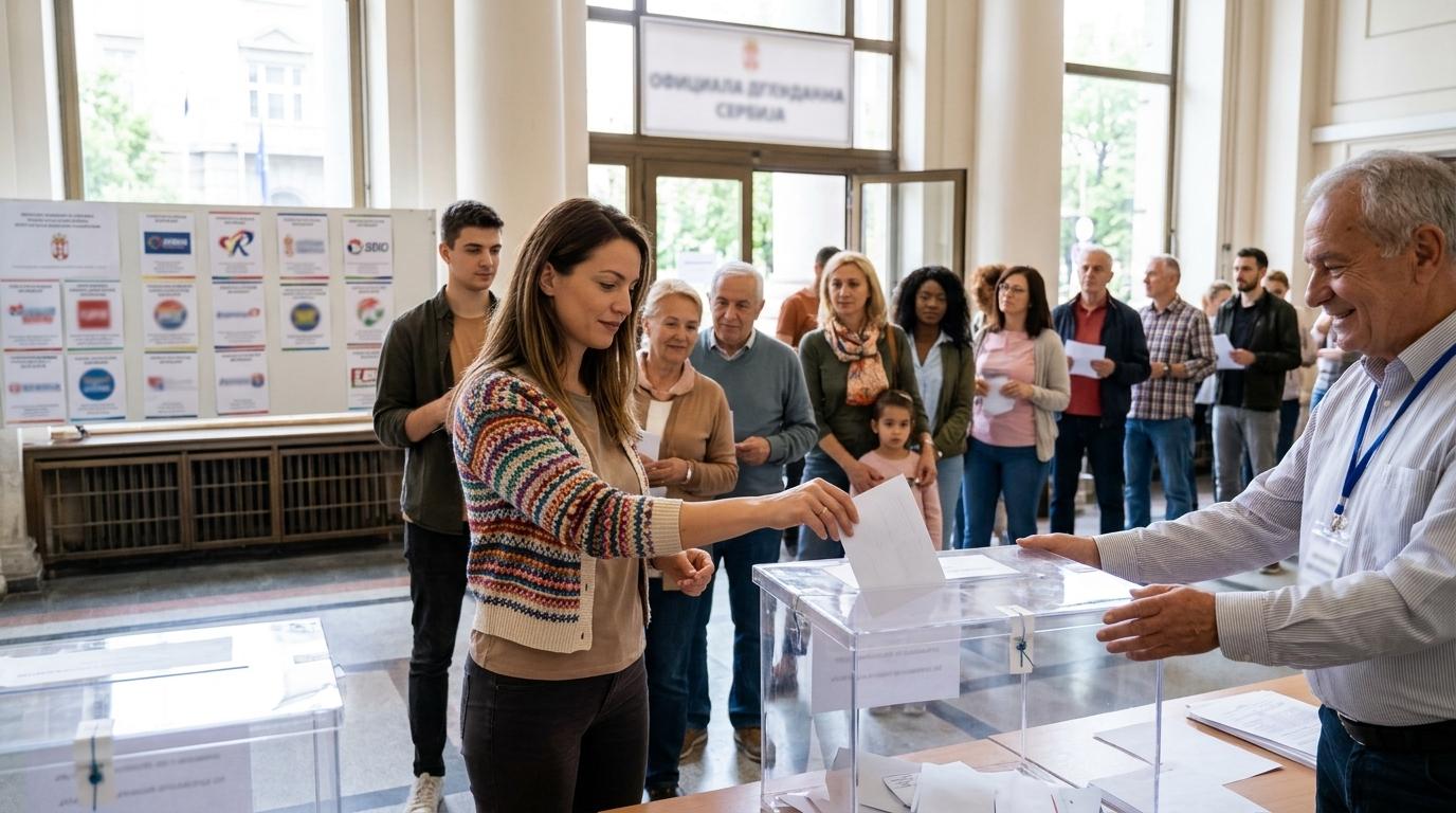 V Srbiji po predčasnih parlamentarnih volitvah pričakujejo izide