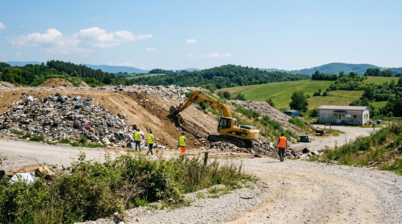 Očitek o 37.000 tonah nevarnih odpadkov v Gospiću