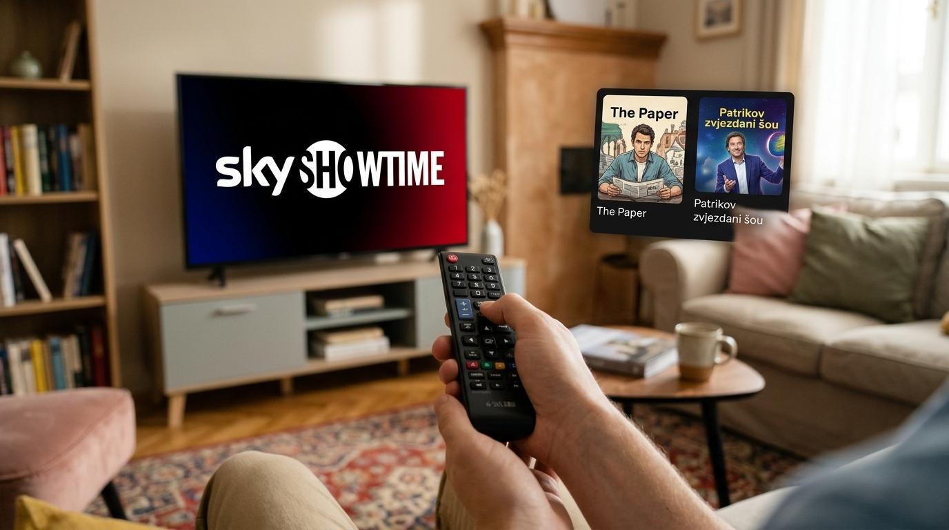 SkyShowtime novembra z novimi deli serij The Paper in Patrik