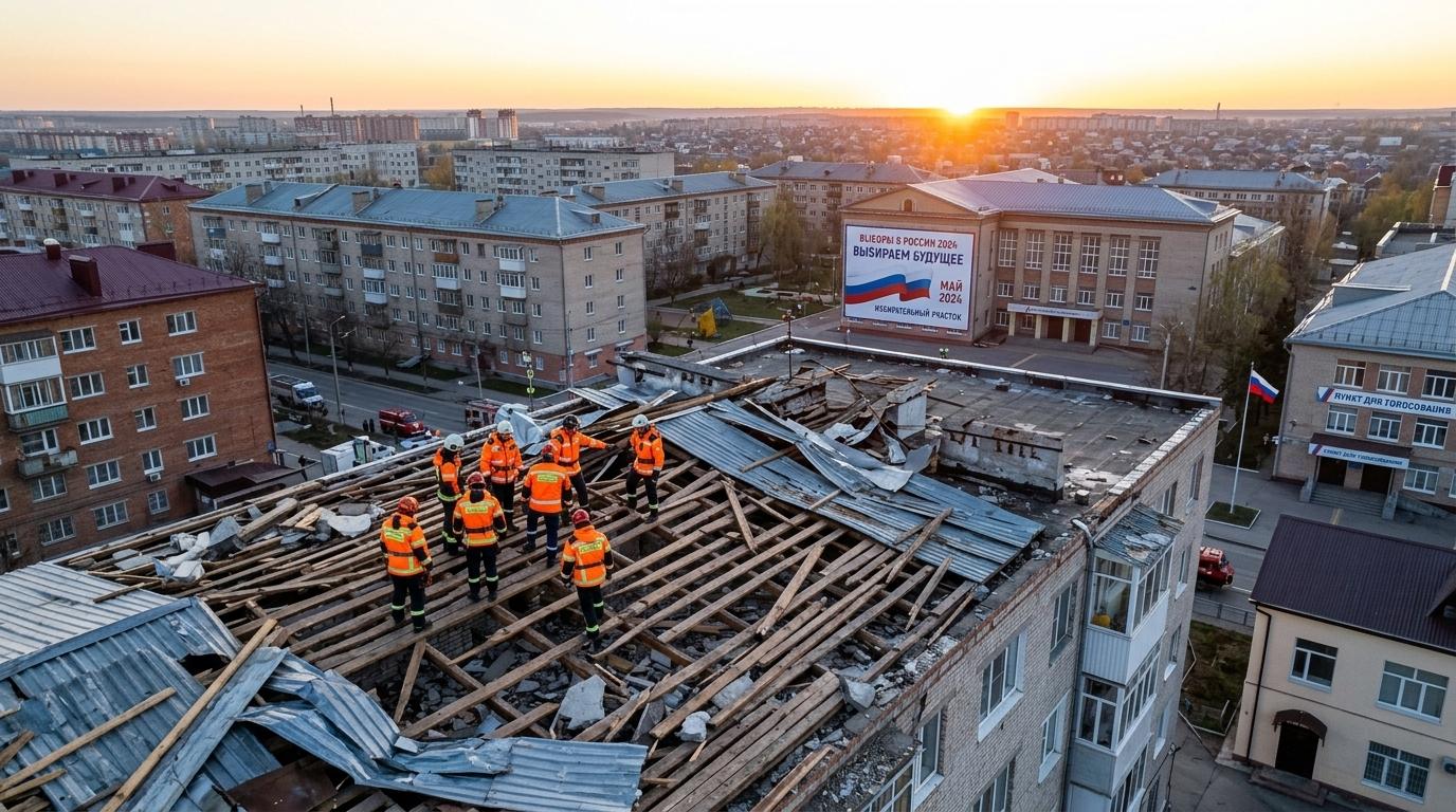 Rusija poroča o prestreženih 75 dronih ob začetku volitev