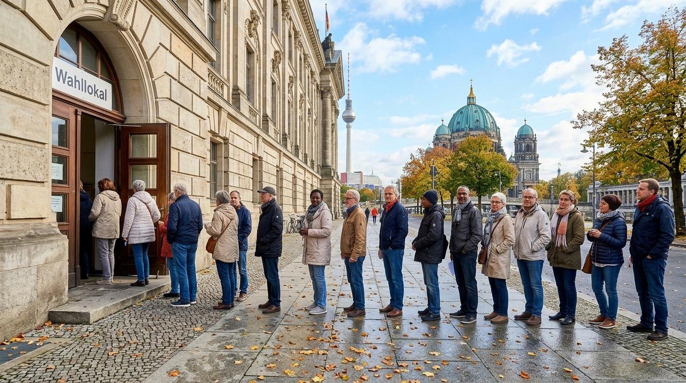 Visoka udeležba na deželnih volitvah v Berlinu in Mecklenburgu