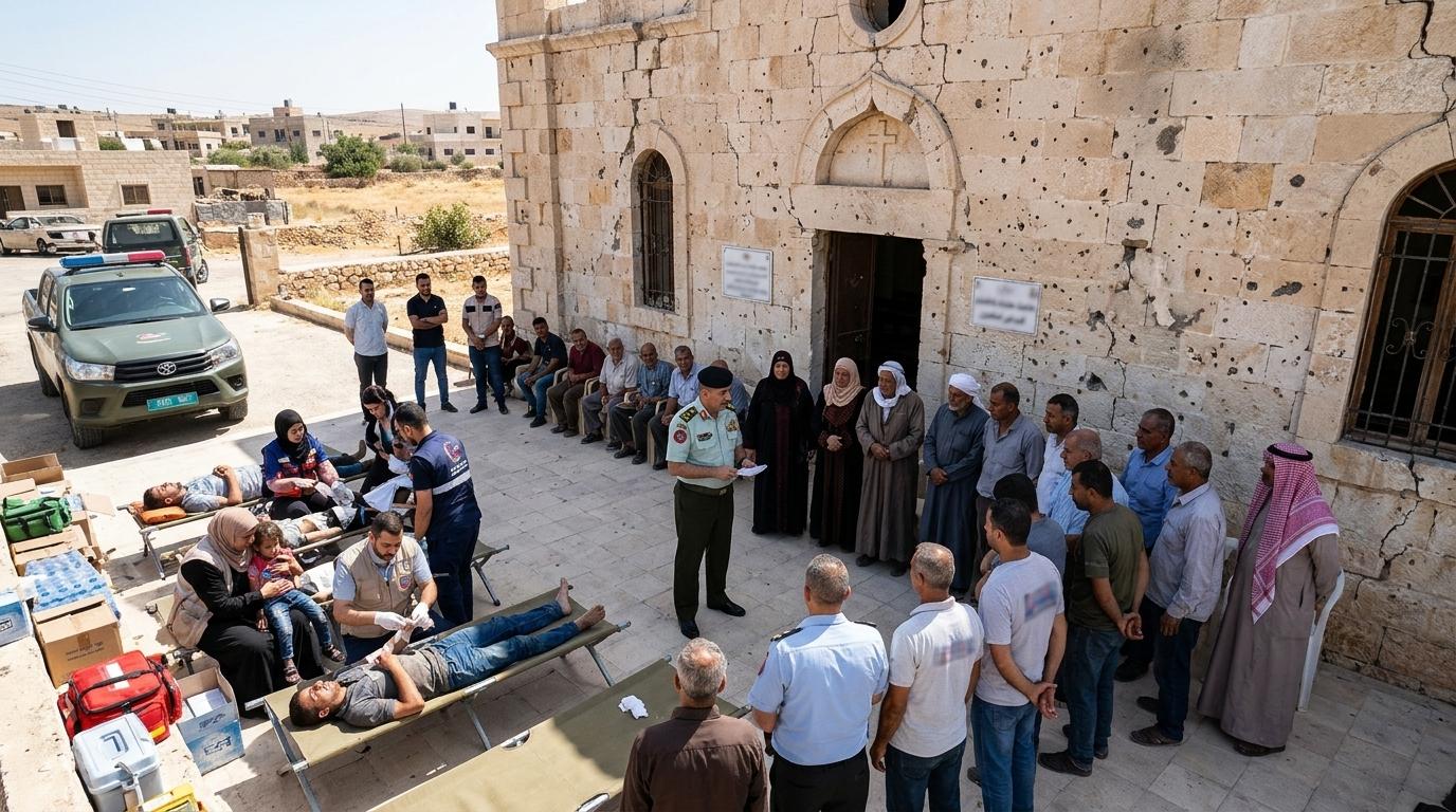 Devet mrtvih v napadu na cerkev v Jordaniji