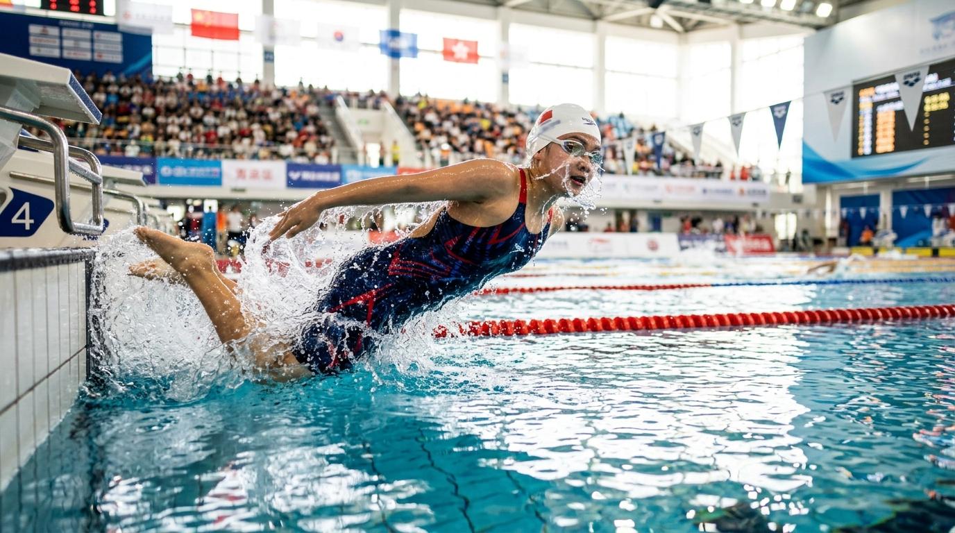 Trinajstletna Yu Zidi še naprej ruši plavalne rekorde
