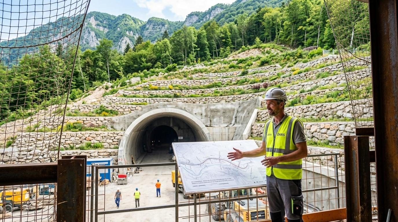Gradbeno dovoljenje za predor pod Gorjanci v okviru tretje razvojne osi