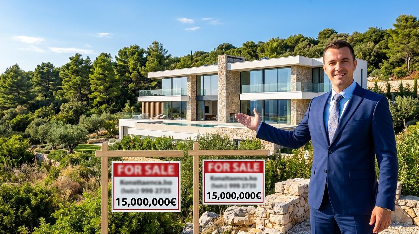 Luksuzna vila v Mušaležu naprodaj za 15 milijonov evrov