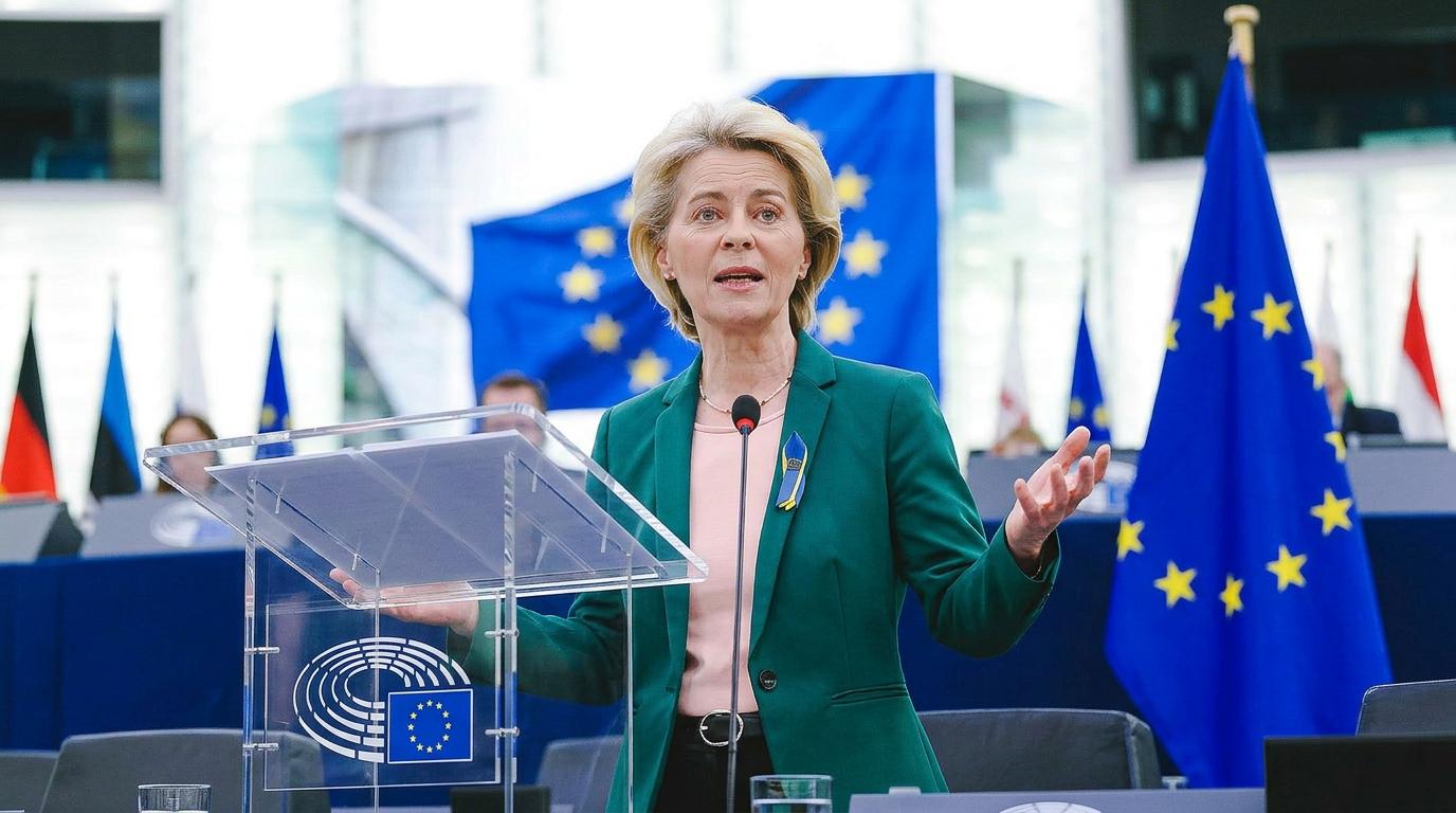 Predsednica Evropske komisije začela balkansko turnejo v Tirani