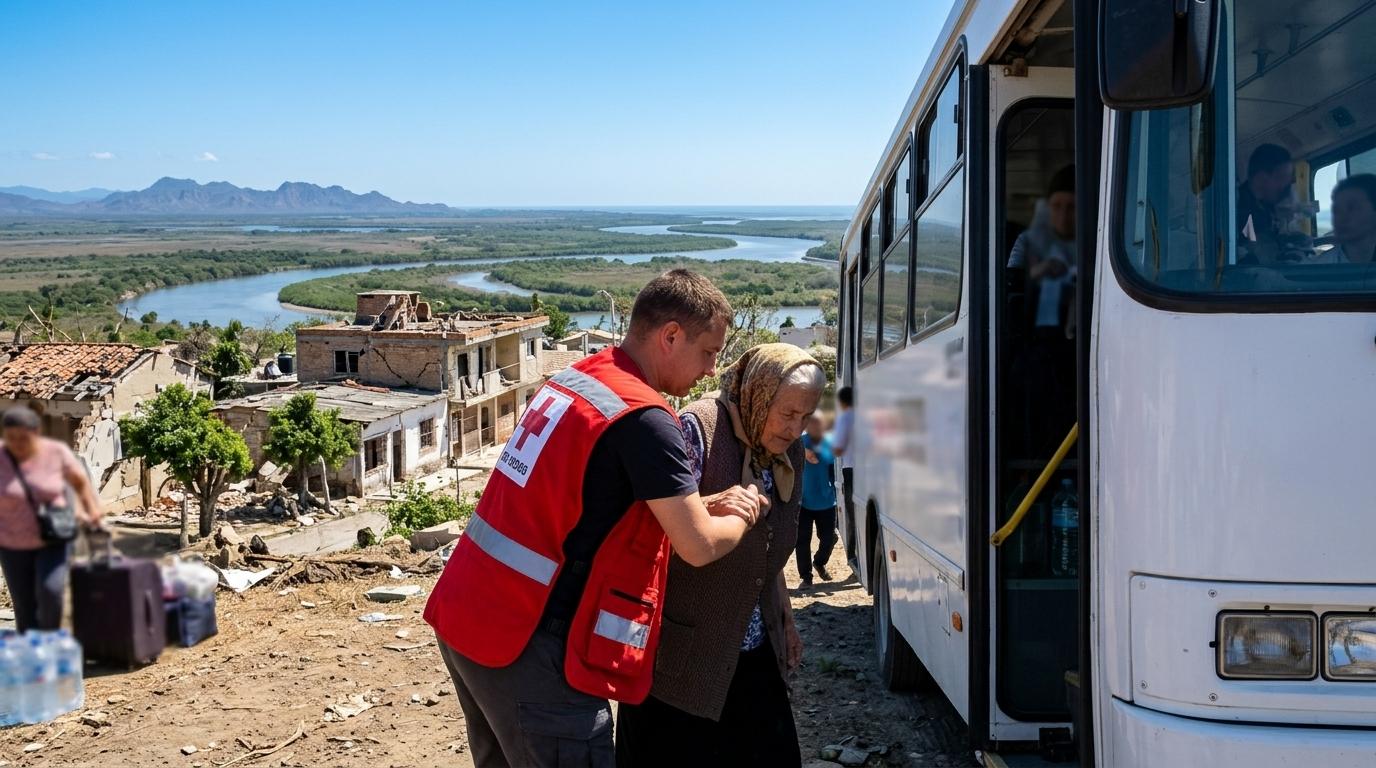 V ukrajinskem mestu Oleški naj bi začelo veljati humanitarno premirje
