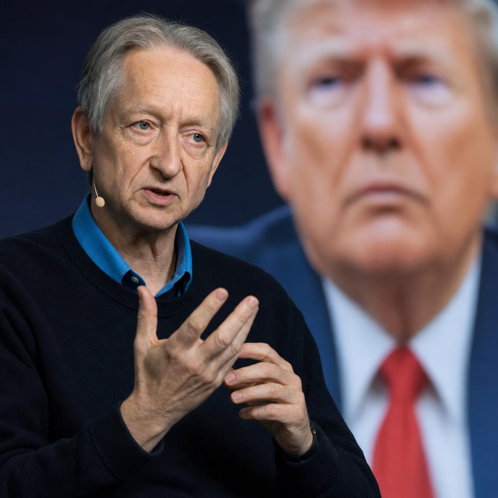 Hinton ostro nad Trumpa: umetno inteligenco bi preimenoval v superinteligenco