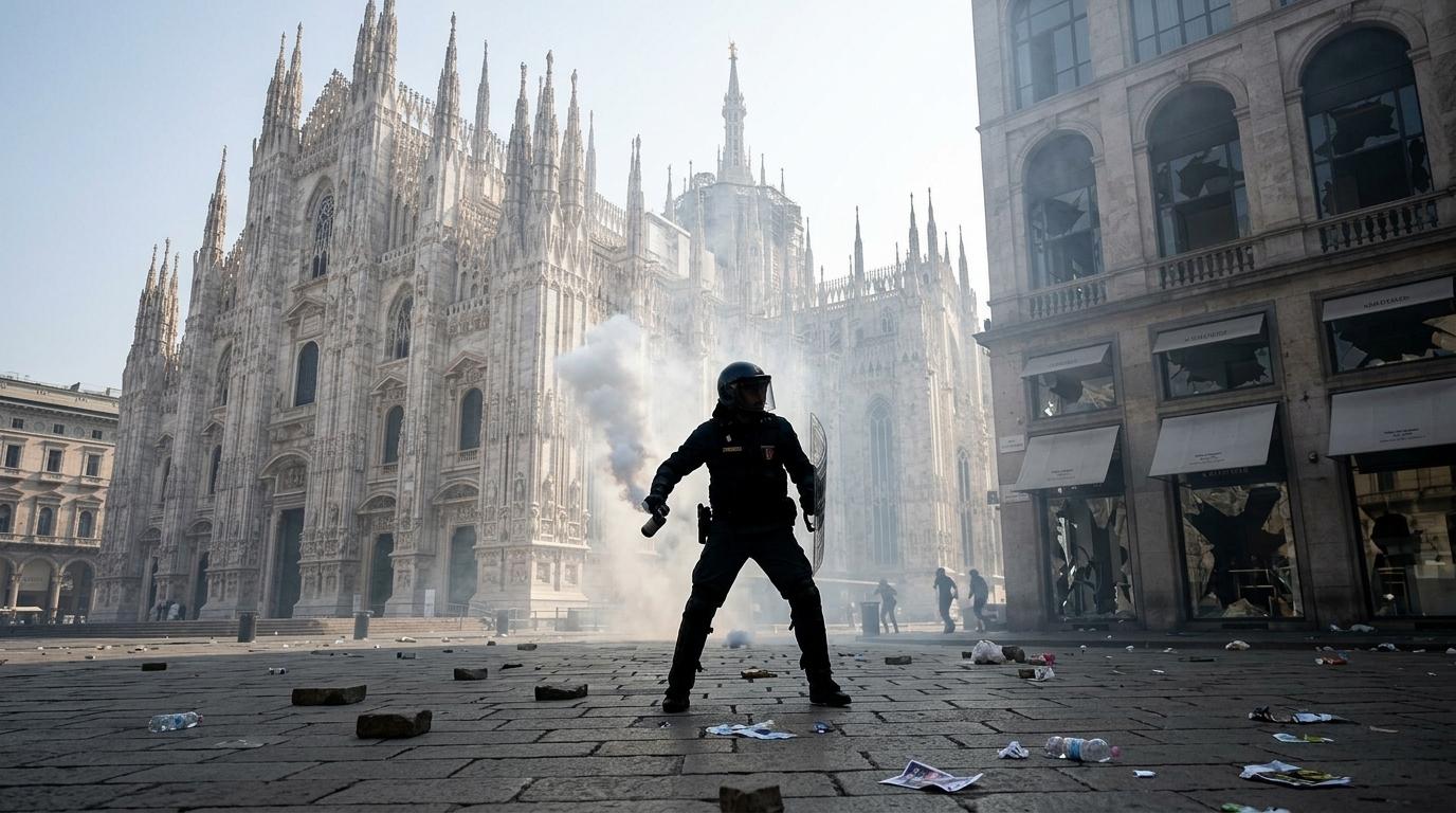 Italijanske oblasti preverjajo povezave med protesti v treh državah