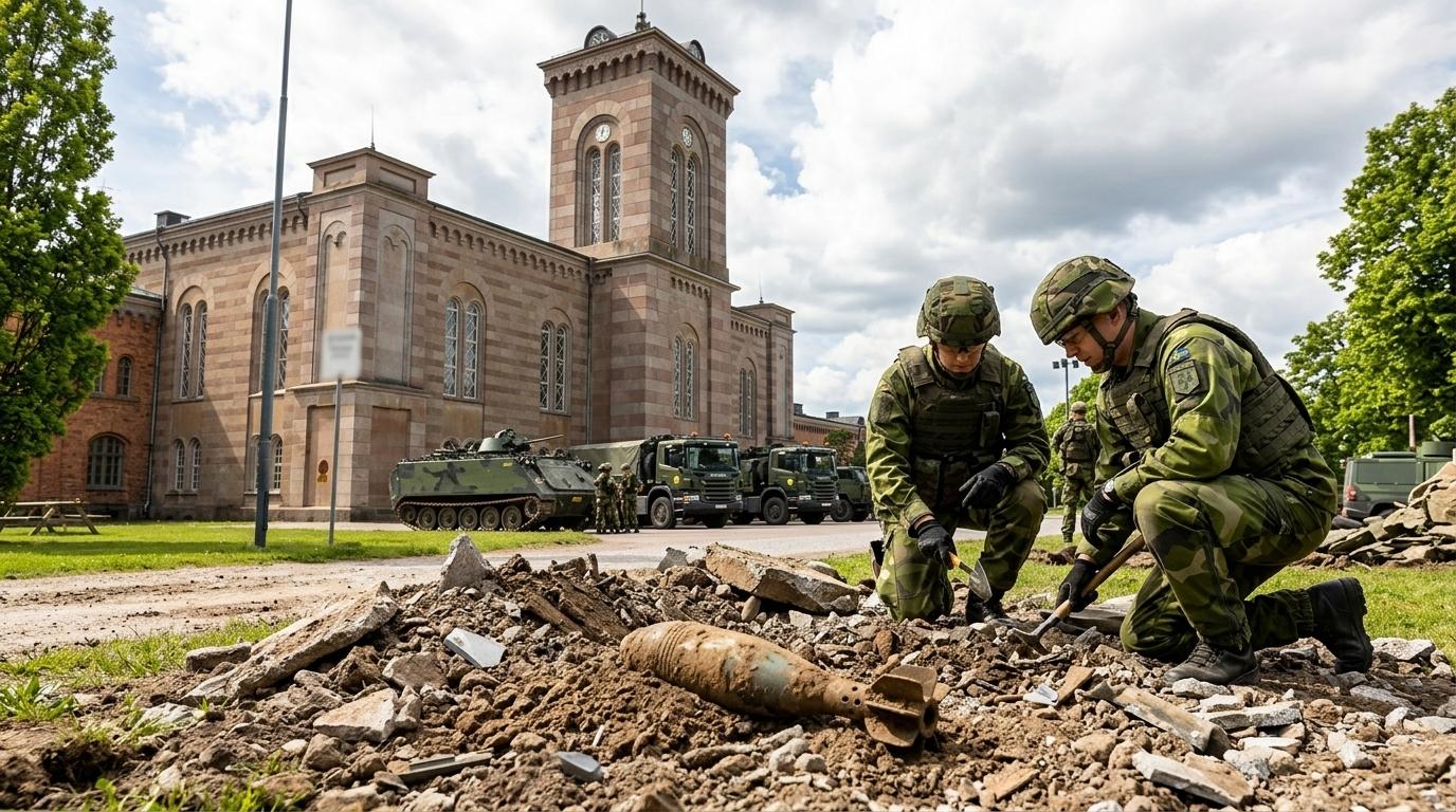 Na švedskem vojaškem strelišču ranjenih sedem ljudi
