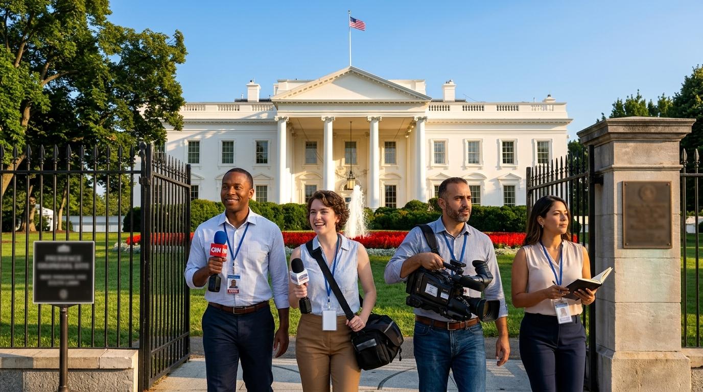 Sodnik Kelly vrnil CNN, MS NOW in Politicu dostop v Belo hišo