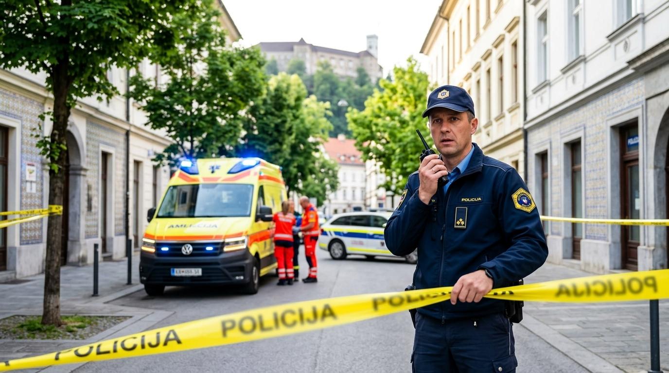 Diplomat v Ljubljani huje poškodovan, okoliščine še niso jasne