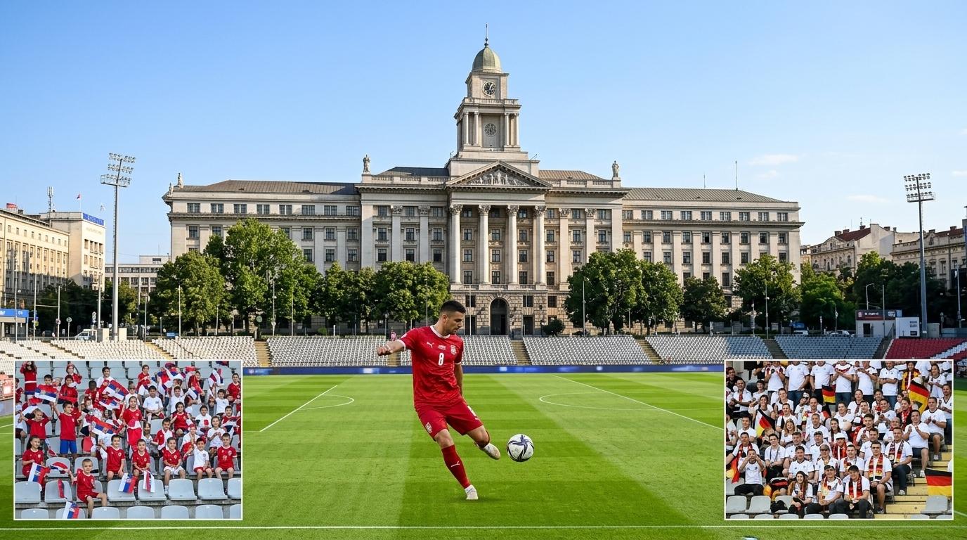 UEFA naj bi Srbiji odredila tekmo z Nemčijo za zaprtimi vrati