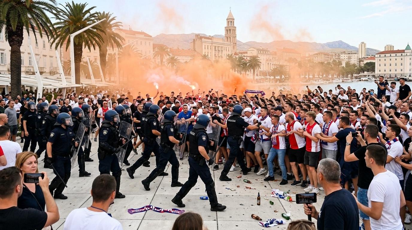 Hajduk zaradi navijačev eno evropsko tekmo brez gledalcev