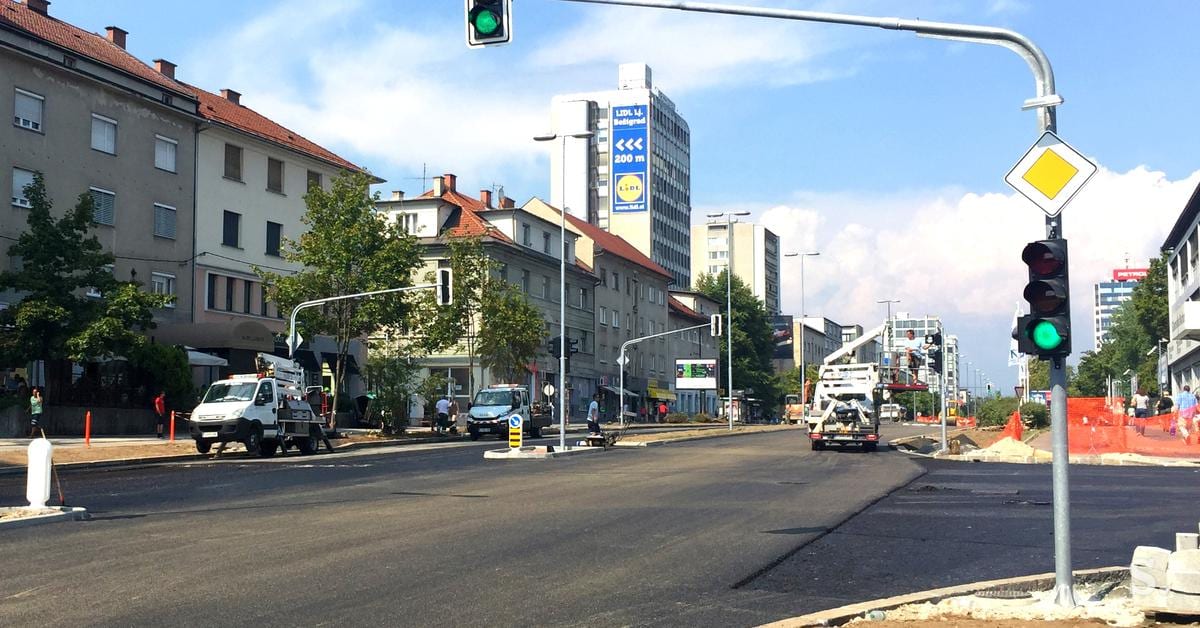 Križišče Dunajske in Vilharjeve ceste