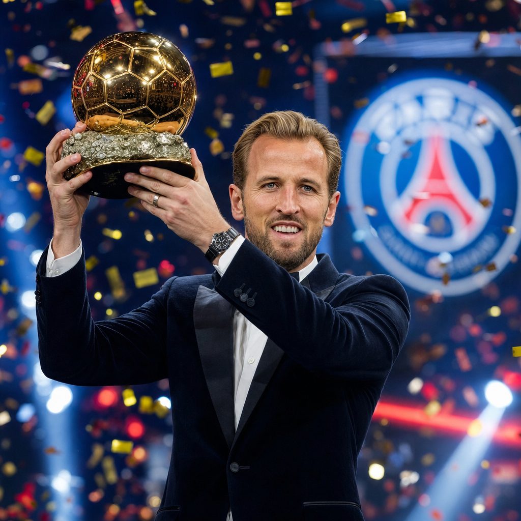 Harry Kane osvojil zlato žogo na 70. podelitvi