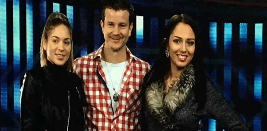 Ingrid in Ines ujeti z Boštjanom Romihom